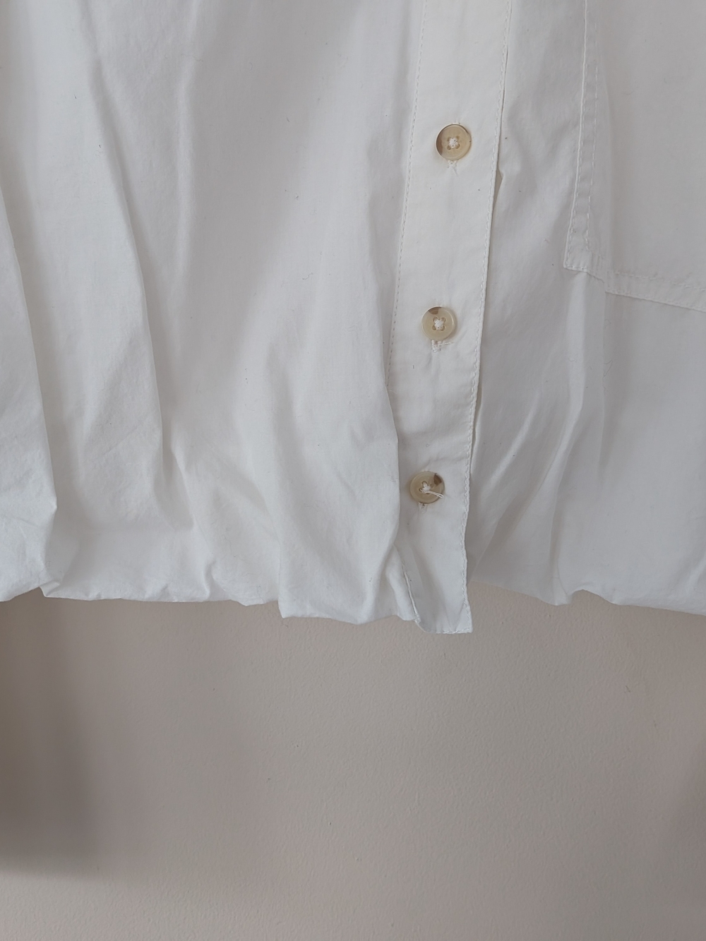 Pilcro White Collared Button-Up Shirt - Picture 9 of 9